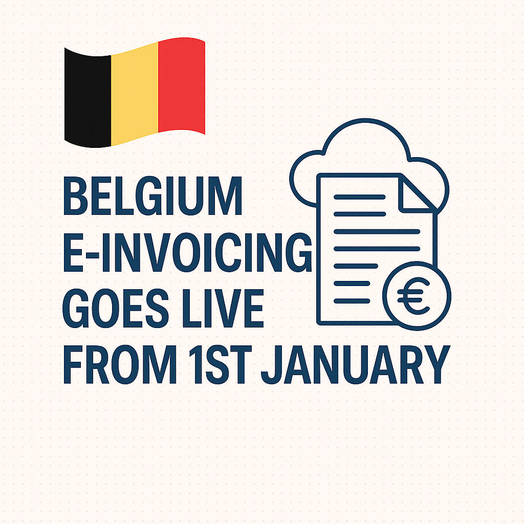 Belgium E-Invoicing Goes Live from 1st January