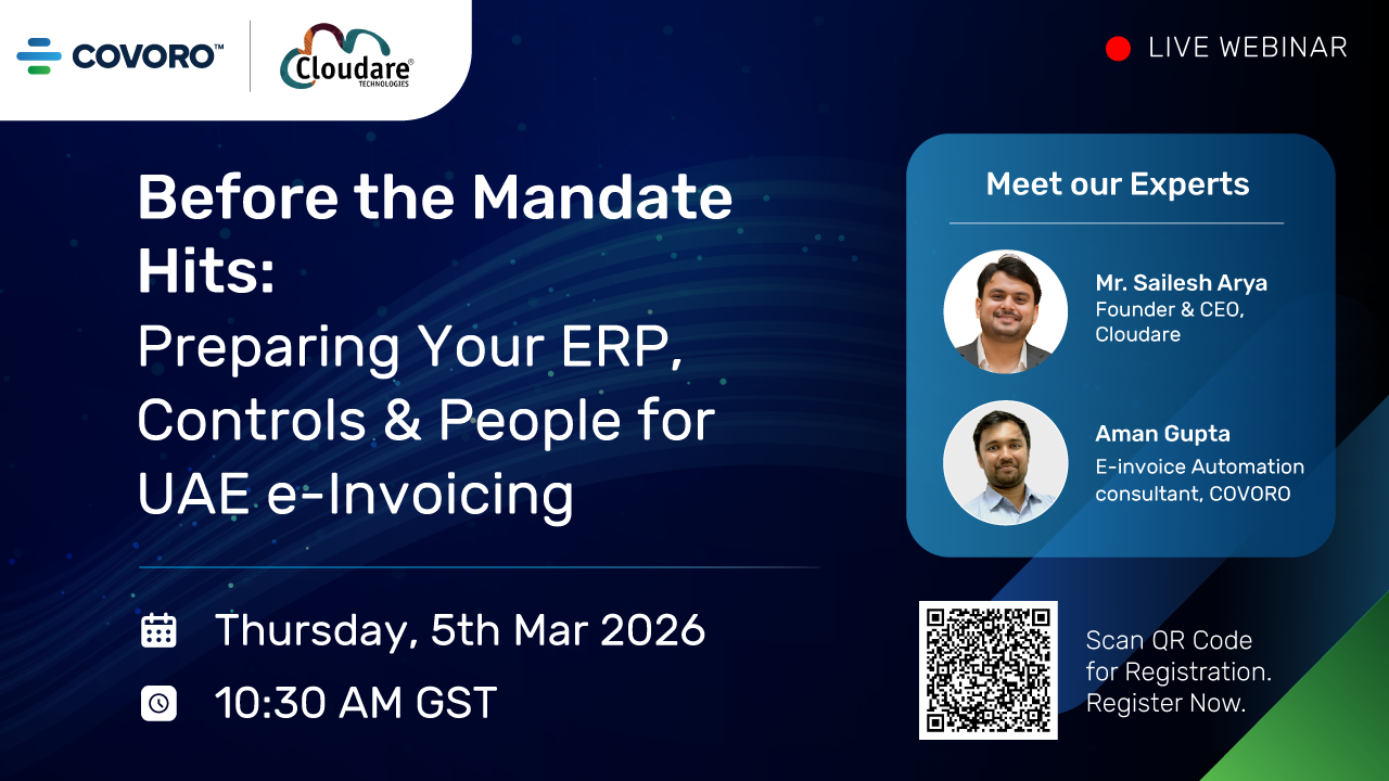 Before the Mandate Hits: Preparing Your ERP, Controls & People for UAE e-Invoicing